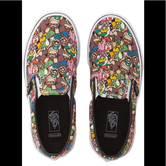 NWOB VANS Nintendo 'Super Mario Bros.' Slip-On 8